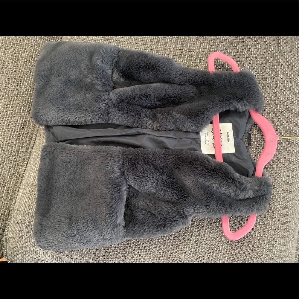 Zara Girls Fur Vest
